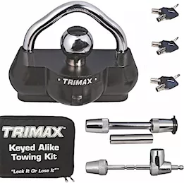 Trimax Locks Trimax keyed alike combo pack, umax100 & tm3123  includes carrying case