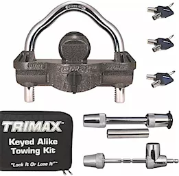 Trimax Locks Keyed alike universal towing kit