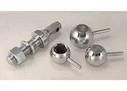 Trimax Locks Trimax adjustable tow ball kit includes 1in shaft with 1-7/8in, 2in & 2-5/16in attachable balls