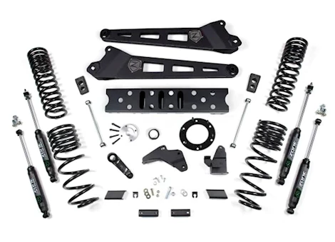 Zone Offroad 2019-2021 RAM 2500 6.5" RADIUS ARM - 4.5" REAR COILS - DIESEL - 6-BOLT T-CASE