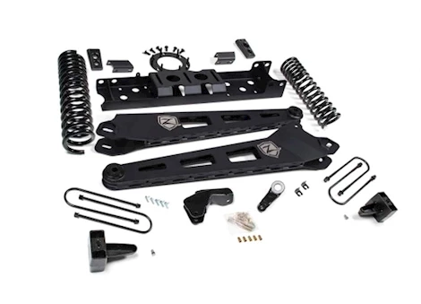 Zone Offroad 19-21 RAM 3500 5.5IN RADIUS ARM - 5 REAR BLOCK W/O OVERLOAD - GAS - 6-BOLT T-CASE - FOX SHOCKS