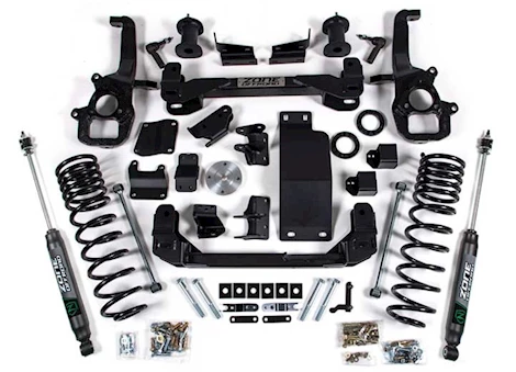 Zone Offroad 2025 RAM 1500 4WD 4IN FRONT 3IN REAR SUSPENSION LIFT SYSTEM - STANDARD BORE - NI