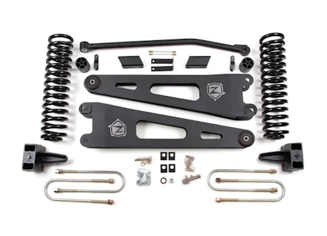Zone Offroad 2008-10 FORD SUPERDUTY 4IN RADIUS ARM SYSTEM - GAS W/FOX SHOCKS