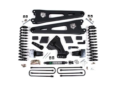 Zone Offroad 2020-2022 F250/F350 4IN RADIUS ARM SUSPENSION LIFT SYSTEM- NX2 SHOCKS- GAS