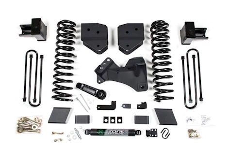 Zone Offroad 2017-19 F250/350 4IN SUSPENSION SYSTEM- DSL - 2 LEAF MAIN -  DUAL STABILIZER