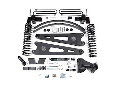 Zone Offroad 17-19 F250/350 6IN SUSPENSION SYSTEM - DSL - 2 LEAF MAIN - DUAL STABILIZER