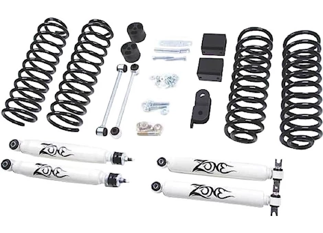 Zone Offroad 07-18 JEEP JK 4DR 3IN BOX KIT