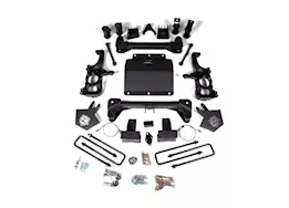 Zone Offroad 20-c chevy/gmc 2500/3500hd 5in suspension system w/o overload suspension system