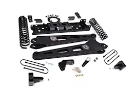 Zone Offroad 19-21 ram 3500 5.5in radius arm - 5 rear block w/o overload - gas - 6-bolt t-case - fox shocks