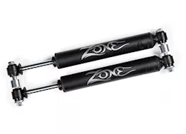 Zone Offroad 13-17 ram 3500/14-17 2500 dual steering stabilizer - black