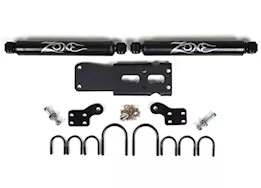 Zone Offroad 07-18 wrangler jk dual steering stabilzier