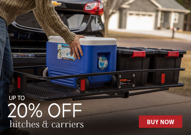 Save on hitches & carriers